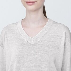 Women's Hemp Blend V Neck Sweater